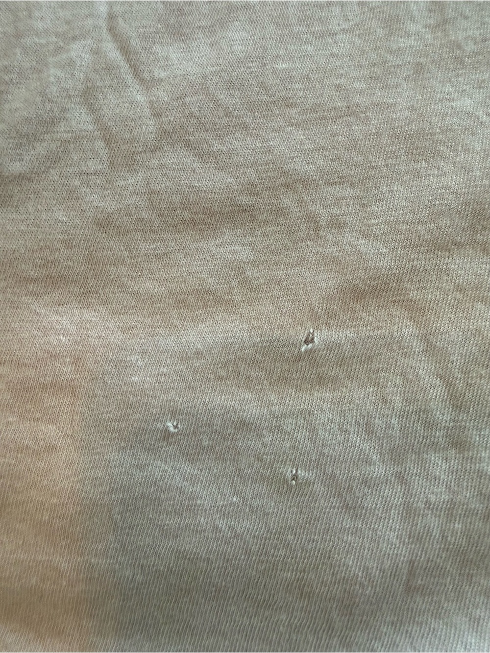 We The Free Pink Raw Seam Slub Tee Exposed Seams Short Sleeve Small - Picture 5 of 7